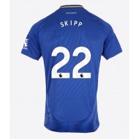 Leicester City Oliver Skipp #22 Hjemmedrakt 2024-25 Kortermet